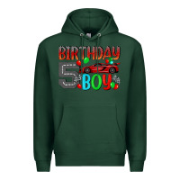 Sports Green birthday boy 5 Premium Hoodie - BundleAndBundleShop