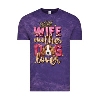 Cloud Purple wife mother dog lover Vintage Tee - Zillion Design Studio