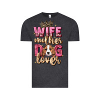 Vintage Black wife mother dog lover Vintage Tee - Zillion Design Studio