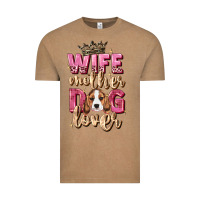 Vintage Coffee wife mother dog lover Vintage Tee - Zillion Design Studio