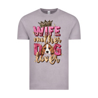 Wife Mother Dog Lover Vintage Tee | Teevron