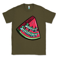 Army Green sweet summer watermelon 1 Classic Tee - BundleAndBundleShop