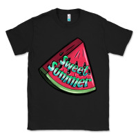 Black sweet summer watermelon 1 Classic Tee - BundleAndBundleShop