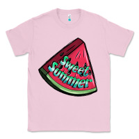 Bubblegum Pink sweet summer watermelon 1 Classic Tee - BundleAndBundleShop
