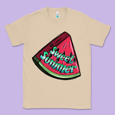 Sweet Summer Watermelon 1 Classic Tee Designed By Bundleandbundleshop