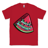 Red sweet summer watermelon 1 Classic Tee - BundleAndBundleShop