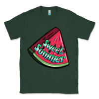 Sports Green sweet summer watermelon 1 Classic Tee - BundleAndBundleShop
