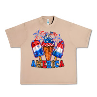 Burro 4th of July America ice creams Urban Heavy Tee - Neo Western
