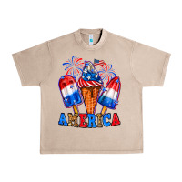 French Oak 4th of July America ice creams Urban Heavy Tee - Neo Western