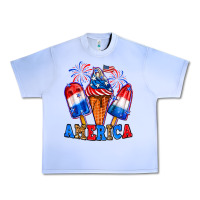 Grape Ice 4th of July America ice creams Urban Heavy Tee - Neo Western