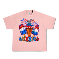 Salmon 4th of July America ice creams Urban Heavy Tee - Neo Western