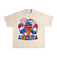 Sandshell 4th of July America ice creams Urban Heavy Tee - Neo Western