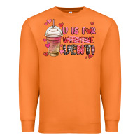 Carrot v is for valentine venti coffee cup Premium Sweatshirt - MaliasSmallBusiness