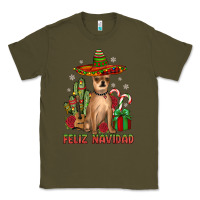 Army Green Chihuahua feliz navidad Classic Tee - JahusDesignShop