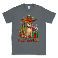 Charcoal Heather Chihuahua feliz navidad Classic Tee - JahusDesignShop
