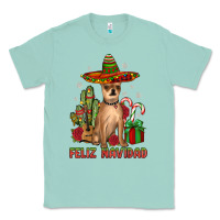 Seafoam Chihuahua feliz navidad Classic Tee - JahusDesignShop