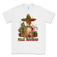 White Chihuahua feliz navidad Classic Tee - JahusDesignShop