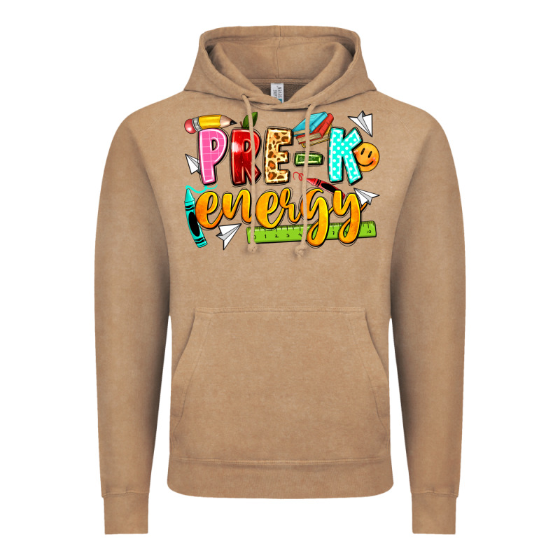 Pre K Energy Vintage Hoodie by texasbilliewilder | Teevron
