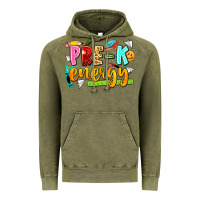 Vintage Olive pre k energy Vintage Hoodie - texasbilliewilder