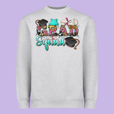 Grad Squad Heavyweight Sweatshirt Designed By Zillion Design Studio