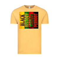 Vintage Mustard Black History Month periodt Vintage Tee - Zillion Design Studio