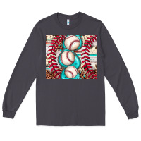 Smoke baseball leopard cowhide turquoise Long Sleeve Tee - JahusDesignShop