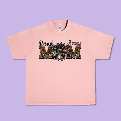Proud Army Mom Urban Heavy Tee Designed By Sublimationcraftshop