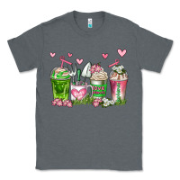 Charcoal Heather botanic coffee cups Classic Tee - AdoDesignShop
