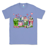Colony Blue botanic coffee cups Classic Tee - AdoDesignShop