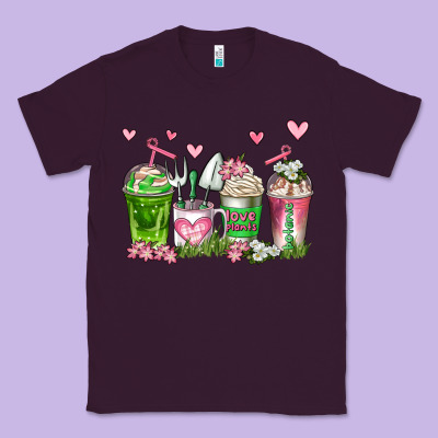 Botanic Coffee Cups Classic Tee Designed By Adodesignshop