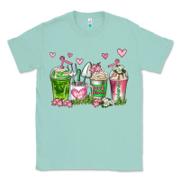 Seafoam botanic coffee cups Classic Tee - AdoDesignShop