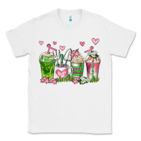 White botanic coffee cups Classic Tee - AdoDesignShop