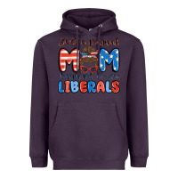 Just A Normal Mom Trying Not To Raise Liberals Heavyweight Hoodie | Teevron