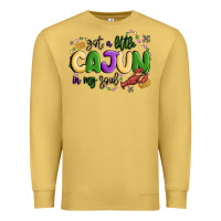 Antique Gold got a little cajun in my soul Premium Sweatshirt - MaliasSmallBusiness