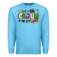 Ocean Blue got a little cajun in my soul Premium Sweatshirt - MaliasSmallBusiness
