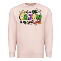 Pale Pink got a little cajun in my soul Premium Sweatshirt - MaliasSmallBusiness