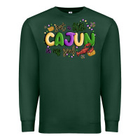 Sports Green got a little cajun in my soul Premium Sweatshirt - MaliasSmallBusiness