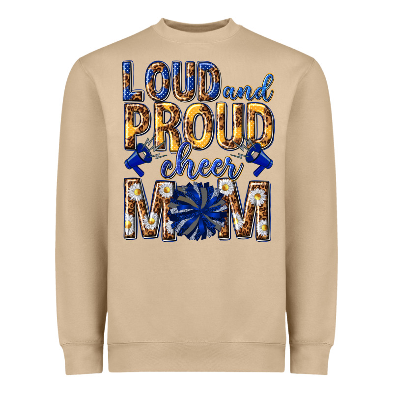 Loud And Proud Cheer Mom Heavyweight Sweatshirt by texasbilliewilder | Teevron