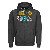 Charcoal Heather rodeo mom Zipper Hoodie - AdoDesignShop