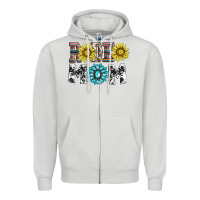 Dove Grey rodeo mom Zipper Hoodie - AdoDesignShop