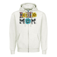 Oatmeal Heather rodeo mom Zipper Hoodie - AdoDesignShop