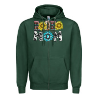Sports Green rodeo mom Zipper Hoodie - AdoDesignShop