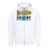 White rodeo mom Zipper Hoodie - AdoDesignShop