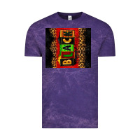 Cloud Purple Black Vintage Tee - Zillion Design Studio