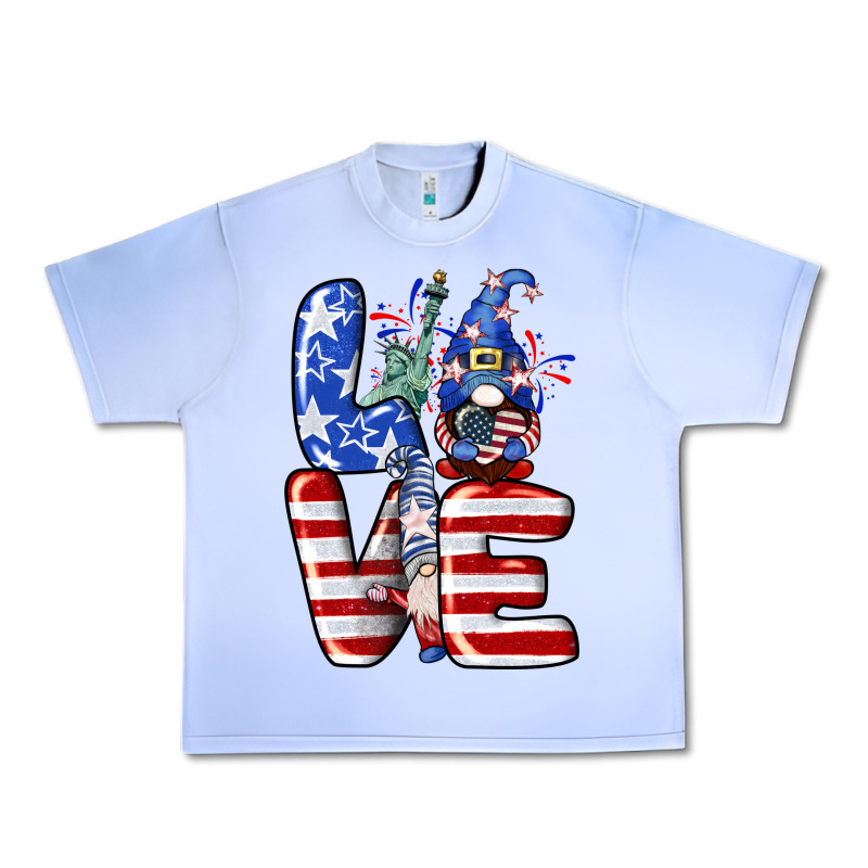 Love 4th Of July With Gnomes 4th Of July Urban Heavy Tee by CowGirlArtShop | Teevron