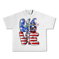 Lunar Rock Love 4th of July with gnomes 4th of july Urban Heavy Tee - CowGirlArtShop