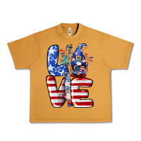 Peanut Butter Love 4th of July with gnomes 4th of july Urban Heavy Tee - CowGirlArtShop