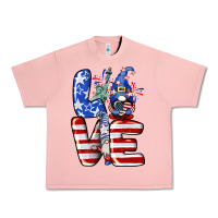 Salmon Love 4th of July with gnomes 4th of july Urban Heavy Tee - CowGirlArtShop