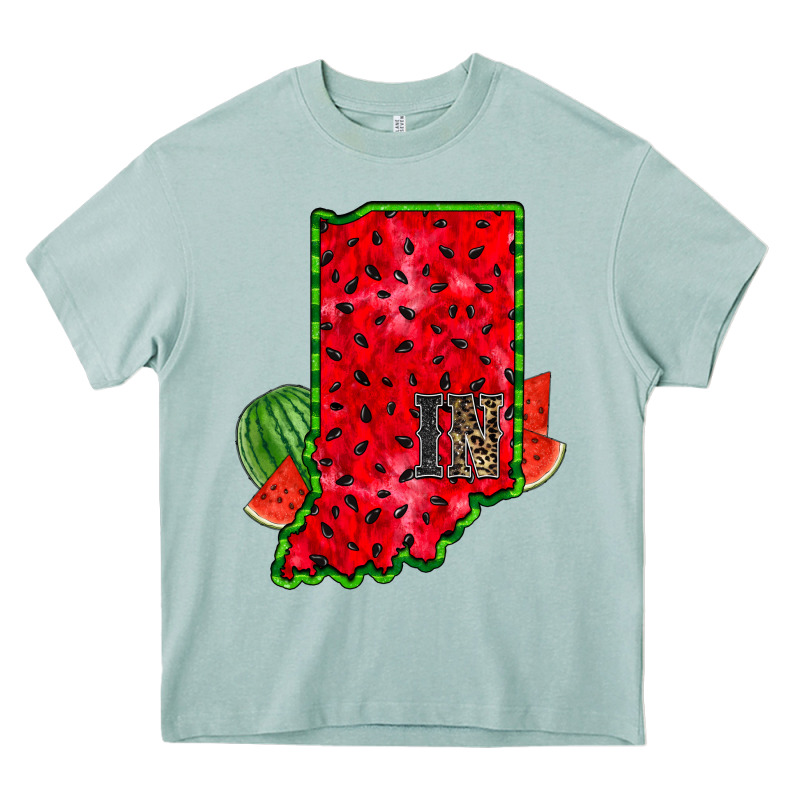 Indiana Watermelon Heavy Core Tee by RacoonDesign | Teevron