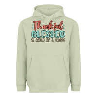 Matcha thankful blessed and kind of a mess Heavyweight Hoodie - MaliasSmallBusiness